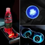 Car AcrylicColorful USB Charger Water Cup Groove LED Atmosphere Light