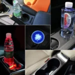 Car AcrylicColorful USB Charger Water Cup Groove LED Atmosphere Light - Image 13