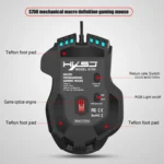 HXSJ S700 USB 12800dpi Adjustable 10-Keys Mechanical Wired Gaming Mouse - Image 5
