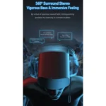 awei GM-1 USB + 3.5mm Ambient Light Gaming Headset with Microphone - Image 3