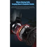 awei GM-1 USB + 3.5mm Ambient Light Gaming Headset with Microphone - Image 5