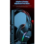 awei GM-1 USB + 3.5mm Ambient Light Gaming Headset with Microphone - Image 7