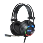 awei GM-2 USB + 3.5mm Ambient Light Gaming Wired Headset with Microphone