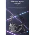 awei GM-2 USB + 3.5mm Ambient Light Gaming Wired Headset with Microphone - Image 4