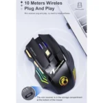 iMICE GW-X7 2.4G + Bluetooth Dual Mode 7-button Silent Rechargeable Wireless Gaming Mouse with Colorful RGB Lights - Image 9