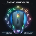 ONIKUMA CW905 2.4G RGB Lighting Wireless Mouse - Image 3