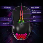 ONIKUMA CW902 RGB Lighting Wired Mouse - Image 3