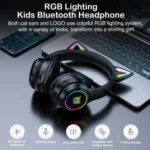 ONIKUMA B90 RGB Lighting Wireless Bluetooth Headphone - Image 6