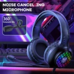 ONIKUMA X7 Pro USB + 3.5mm RGB Lighting Gaming Wired Headset - Image 2