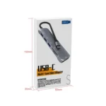 NK-3043H 6 in 1 USB-C / Type-C to TF / SD Card Slot + USB 3.0 + 3 USB 2.0 Female Adapter - Image 7