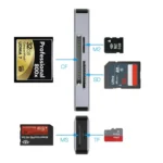 NK-3044 5 in 1 USB-C / Type-C to MS / M2 / CF / TF / SD Card Slots Adapter - Image 4