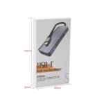 NK-3044 5 in 1 USB-C / Type-C to MS / M2 / CF / TF / SD Card Slots Adapter - Image 6
