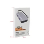 NK-3049 6 in 1 USB-C / Type-C to TF / SD Card Slot + 4 USB Female Adapter - Image 6