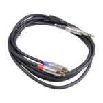6.35mm Male to Dual RCA Male Audio Cable - Image 3