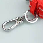 9075 Universal Crocodile Texture Cowhide Double Zipper Car Key Case - Image 4