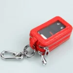 9075 Universal Crocodile Texture Cowhide Double Zipper Car Key Case - Image 7