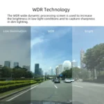 Anytek A60 Car 4 inch IPS Screen HD 1080P 170 Degree Wide Angle Dual Camera ADAS Driving Recorder - Image 7