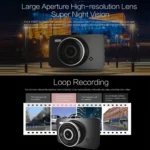 Anytek A78 3 inch Car 1080P HD 170 Degrees Night Vision Driving Recorder - Image 5