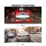 Anytek A5+ 4.5 inch FHD 1920x1080P Car Front & Rearview Mirror DVR Camera - Image 6