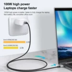 10Gbps USB-C / Type-C Male to Female Charging Data Transmission Extension Cable - Image 3