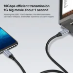 10Gbps USB-C / Type-C Male to Female Charging Data Transmission Extension Cable - Image 4