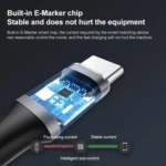 10Gbps USB-C / Type-C Male to Female Charging Data Transmission Extension Cable - Image 7