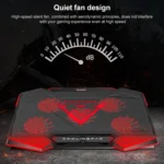 5 Fan 2 USB Lifting Folding Laptop Cooling Stand - Image 4