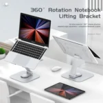 R-JUST BJ01-02 360 Degrees Rotation Laptop Lifting Bracket - Image 2