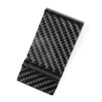 Car Carbon Fiber Card Holder Wallet Credit Card Clip