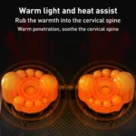 Multifunctional Hot Compress Neck Massager Car Cervical Spine Massage Pillow - Image 4