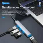 AH-A13 USB 3.0 x 1 + USB 2.0 x 3 to USB 3.0 HUB Adapter - Image 4