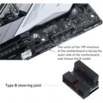 10 PCS 3.0 19P 20P Motherboard Male To Female Extension Adapter, Model: - Image 3