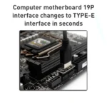 10 PCS 73S Mainboard USB 3.0 19P/20P to Type-E90 Degree Adapter - Image 4