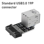 10 PCS 19/20Pin to Dual USB 3.0 Adapter Converter - Image 2