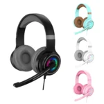 Y20 LED Bass Stereo PC Wired Gaming Headset with Microphone - Image 2