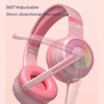 Y20 LED Bass Stereo PC Wired Gaming Headset with Microphone - Image 5