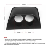 Car 52mm 2 Holes Dash Gauge Meter Pod Mount Holder - Image 4
