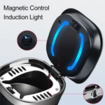 Car Portable Metal Ashtray Built-in LED - Image 3