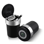 Car Compass Ashtray Built-in LED