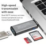 ADS-103 USB 3.0 Female Multifunctional OTG Card Reader - Image 4