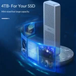 ORICO 10Gbps USB3.2 Gen2 Type-C M.2 NVMe/NGFF(SATA) Dual Protocol SSD Enclosure - Image 7