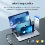 ORICO M.2 NVME 40Gbps SSD Enclosure - Image 6