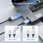 ORICO USB3.2 20Gbps M.2 NVMe SSD Enclosure - Image 5