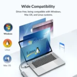 ORICO 40Gbps M.2 NVME USB4.0 SSD Enclosure - Image 6