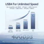 ORICO 10Gbps USB3.2 Gen2 Type-C M.2 NVMe/NGFF(SATA) Dual Protocol SSD Enclosure - Image 3