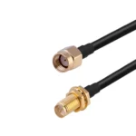 RG174 RF Coaxial Adapter Cable, Length: 1m - Image 2