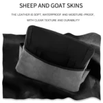 2 PCS Car Center Console Hanging Bag Sheepskin Leather Storage Bag - Image 4