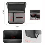 2 PCS Car Center Console Hanging Bag Sheepskin Leather Storage Bag - Image 3