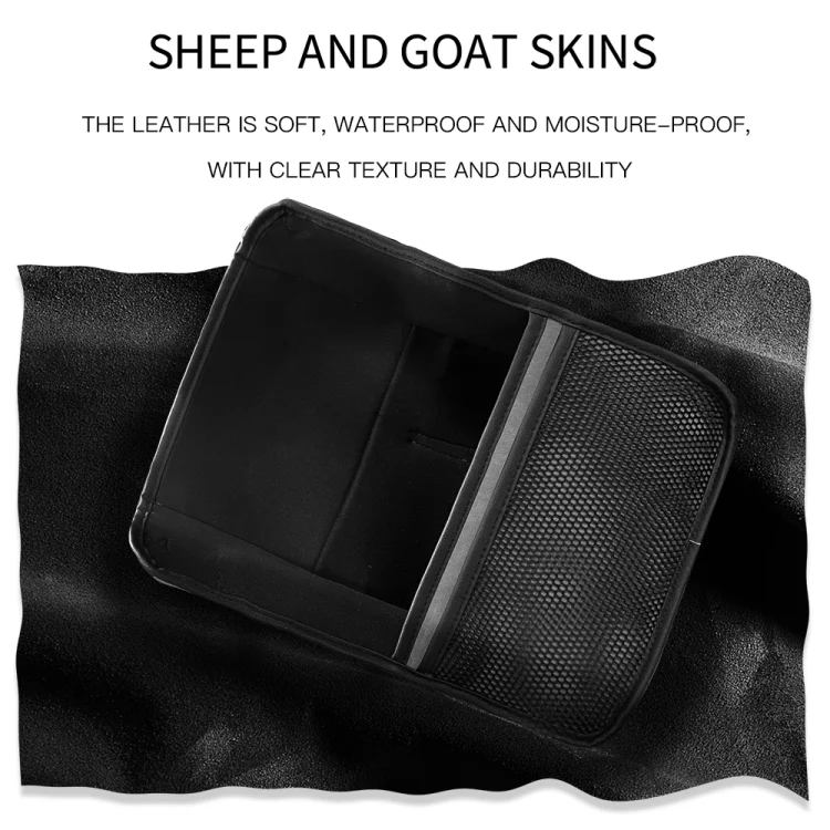 EDA003633301A_2.webp 2 PCS Car Center Console Hanging Bag Sheepskin Leather Storage Bag - Image 4