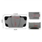 2 PCS Car Glasses Storage Bag PU Leather Glasses Box - Image 2